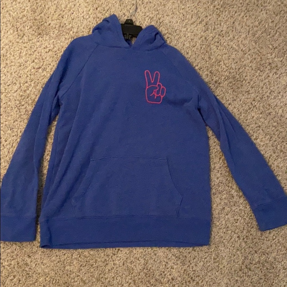 Blue hoodie size 10/12